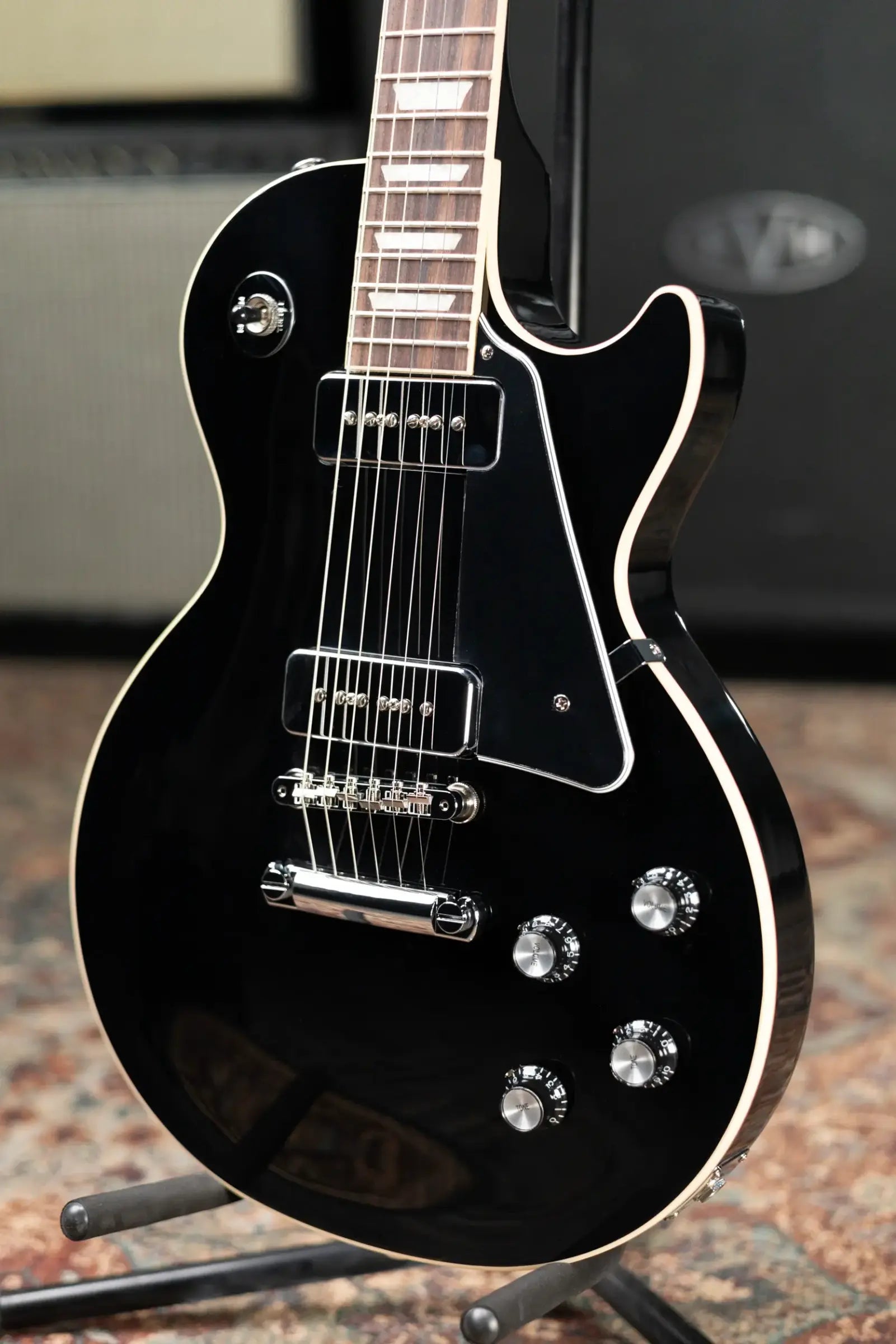 Gibson Noel Gallagher Signature Les Paul Standard Electric Guitar - Ebony with Hardshell Case