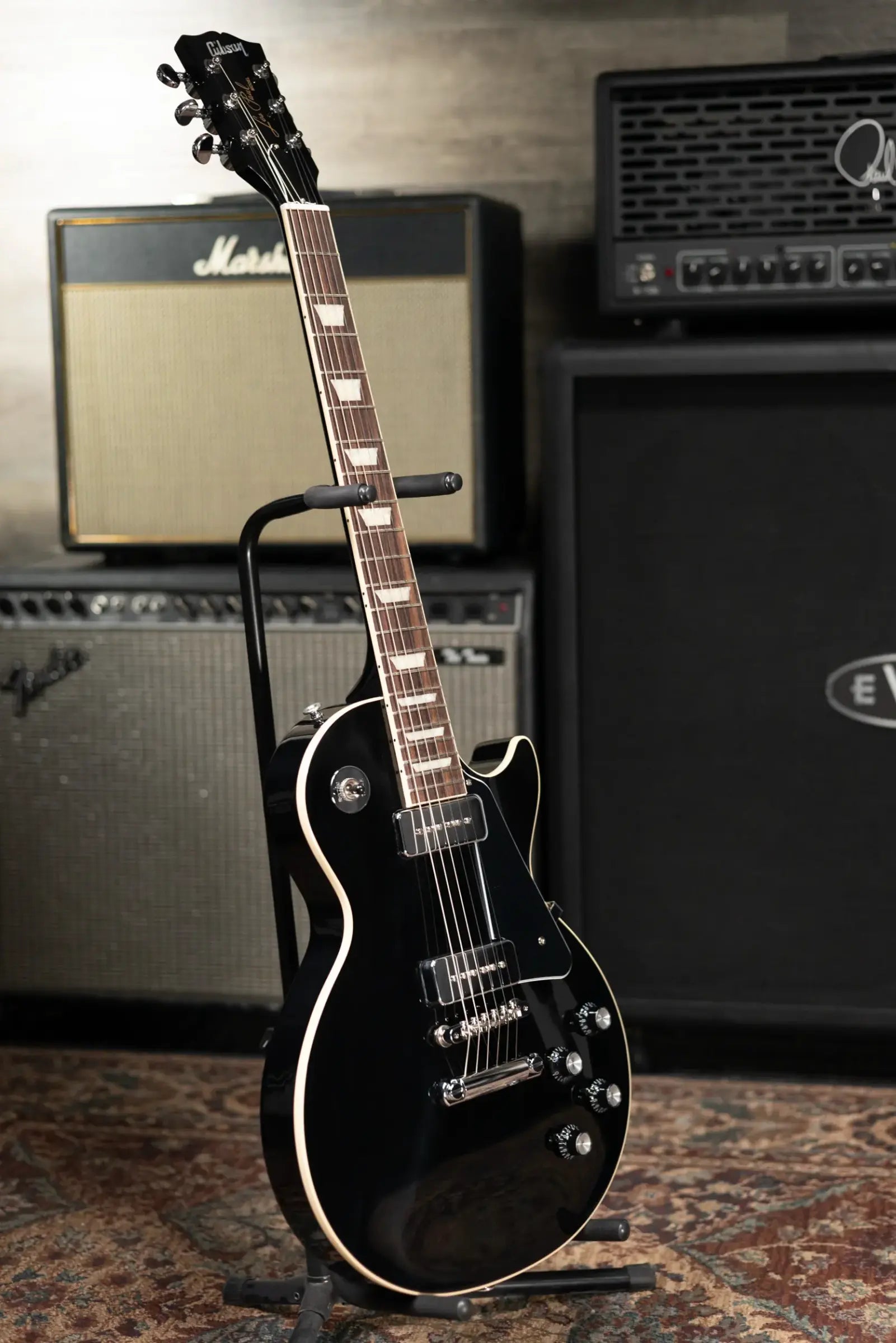 Gibson Noel Gallagher Signature Les Paul Standard Electric Guitar - Ebony with Hardshell Case
