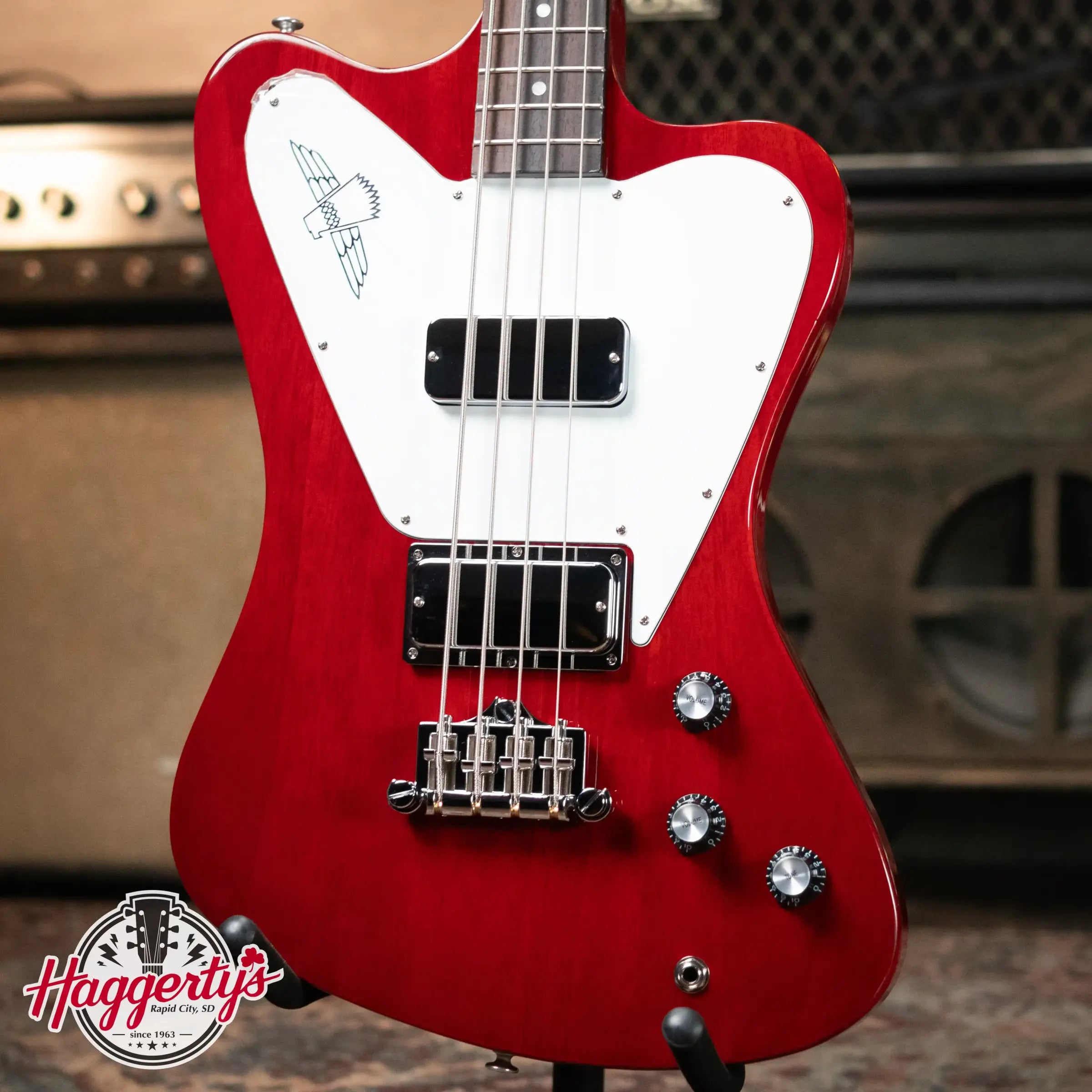 Gibson Non-Reverse Thunderbird Bass - Vintage Cherry with Hardshell Case