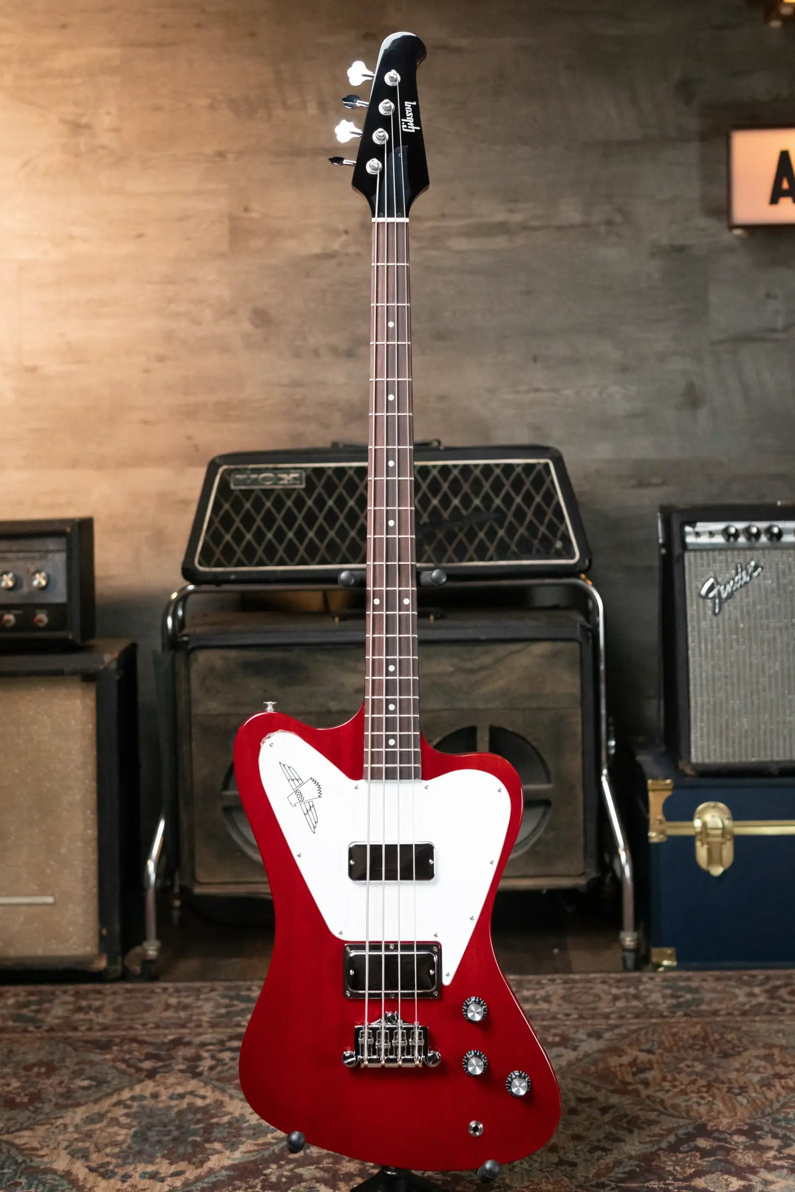 Gibson Non-Reverse Thunderbird Bass - Vintage Cherry with Hardshell Case