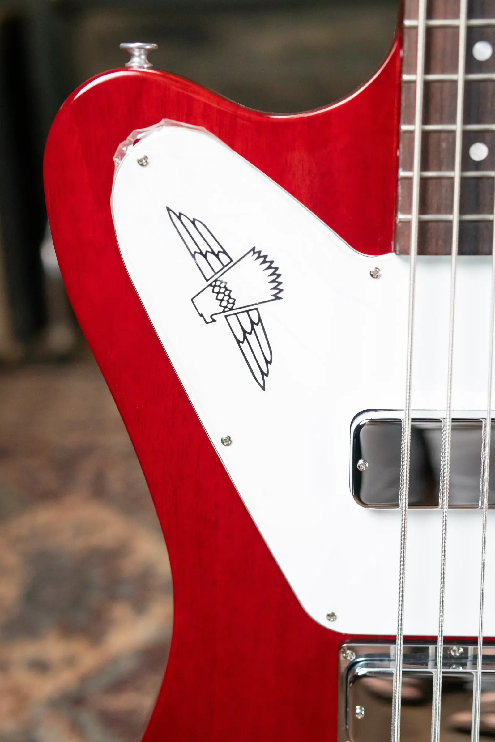 Gibson Non-Reverse Thunderbird Bass - Vintage Cherry with Hardshell Case