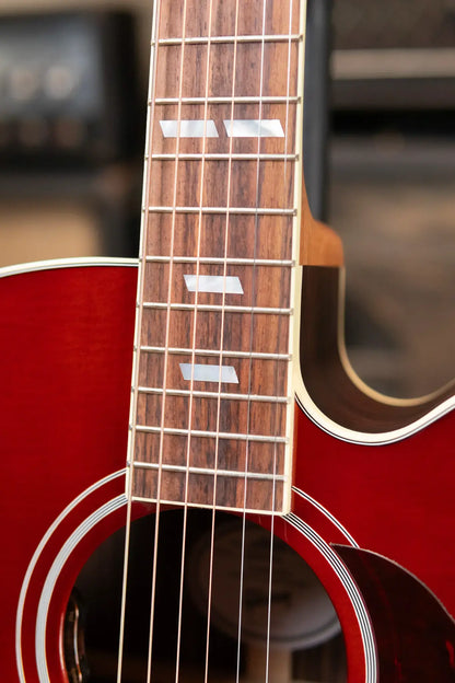 Gibson Parlor Rosewood EC Acoustic/Electric Guitar - Rosewood Burst with Hardshell Case