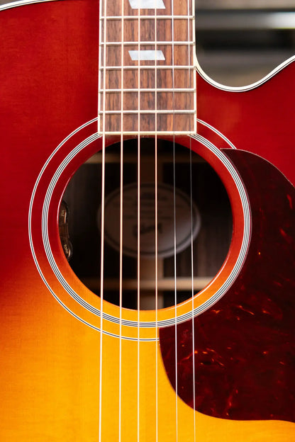 Gibson Parlor Rosewood EC Acoustic/Electric Guitar - Rosewood Burst with Hardshell Case