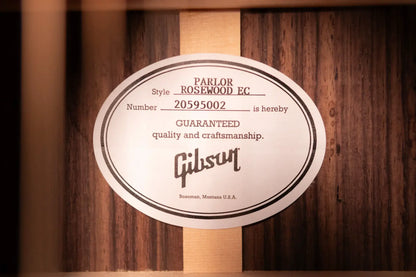 Gibson Parlor Rosewood EC Acoustic/Electric Guitar - Rosewood Burst with Hardshell Case