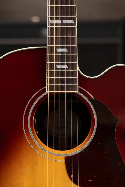 Gibson Parlor Rosewood EC Acoustic/Electric Guitar - Rosewood Burst with Hardshell Case