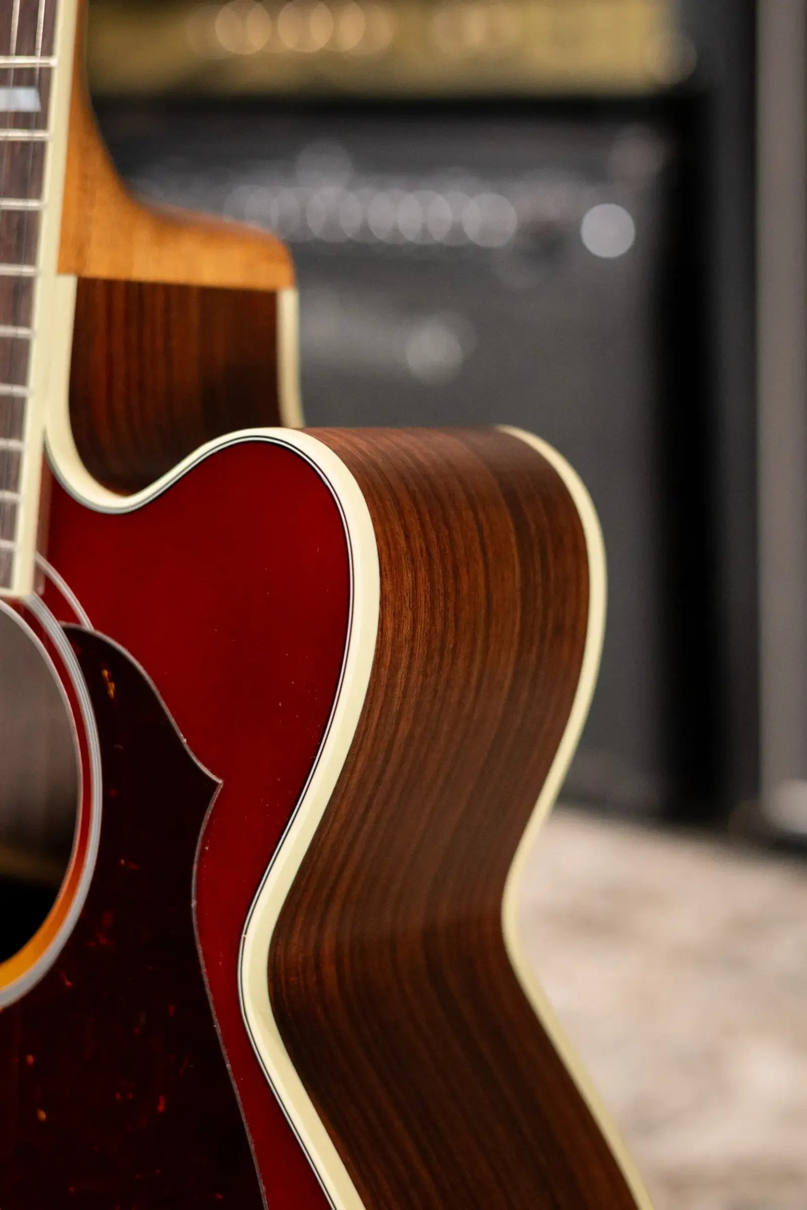 Gibson Parlor Rosewood EC Acoustic/Electric Guitar - Rosewood Burst with Hardshell Case