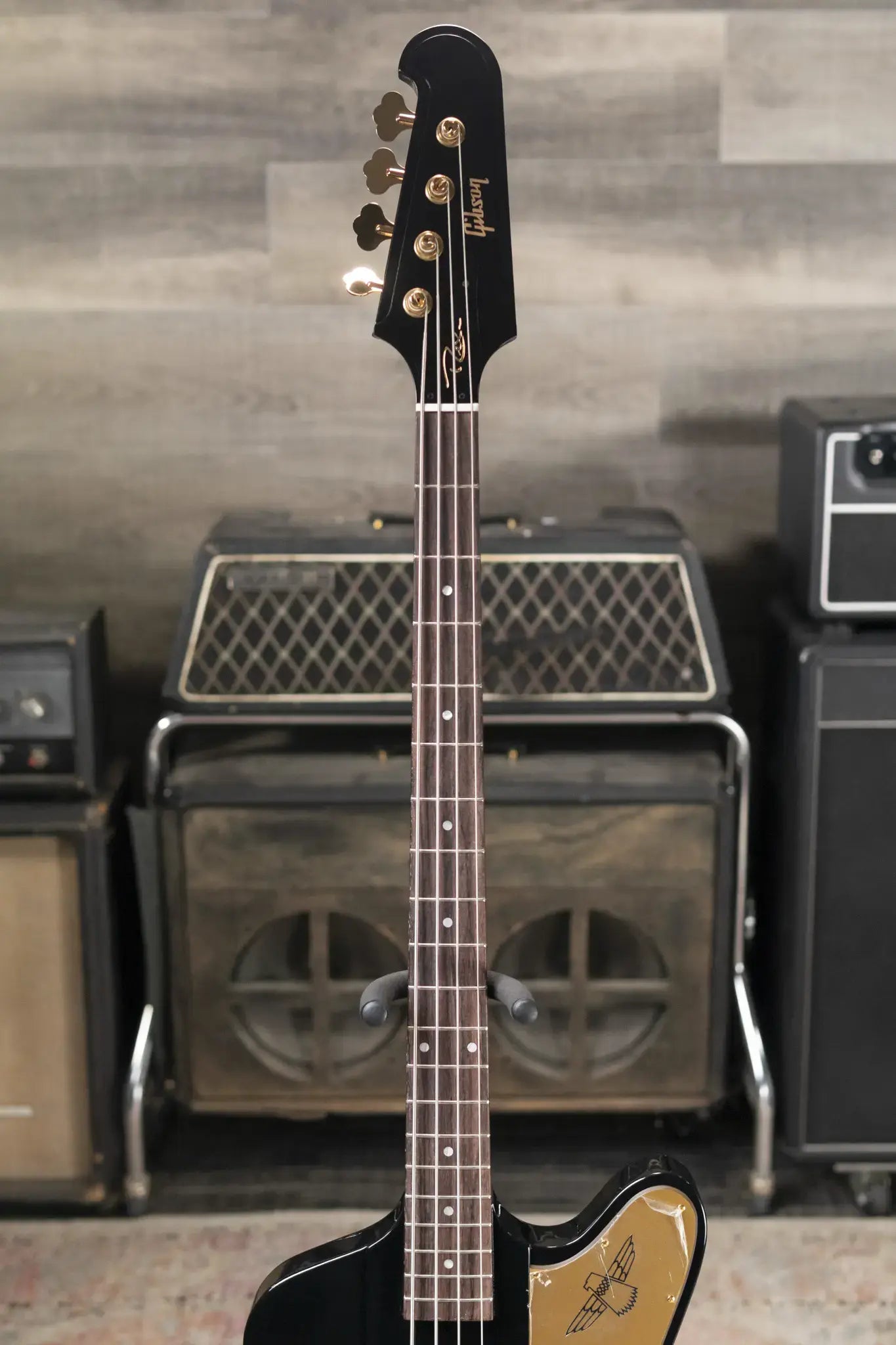 Gibson Rex Brown Signature Thunderbird Bass - Ebony with Hardshell Case
