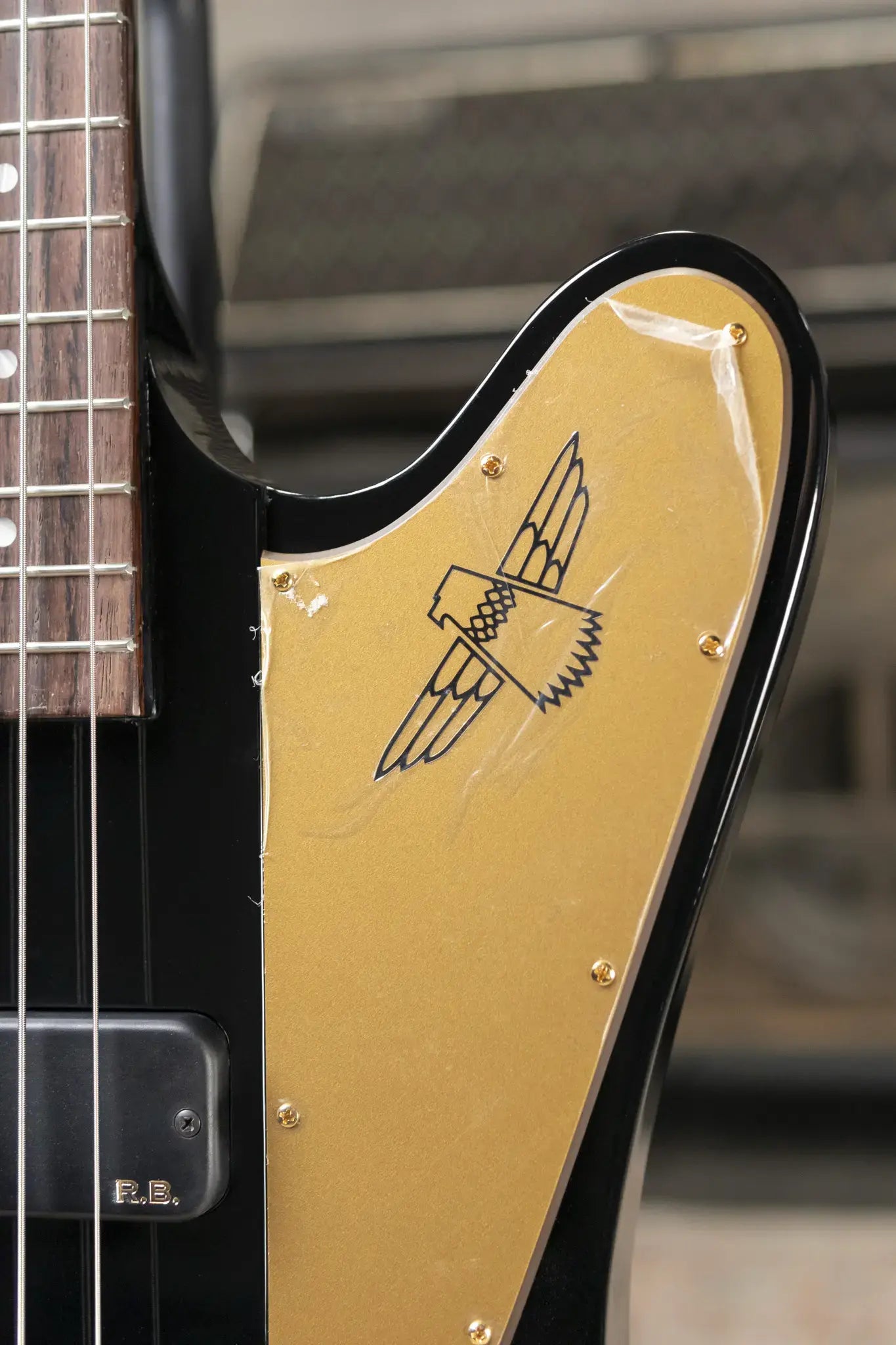 Gibson Rex Brown Signature Thunderbird Bass - Ebony with Hardshell Case
