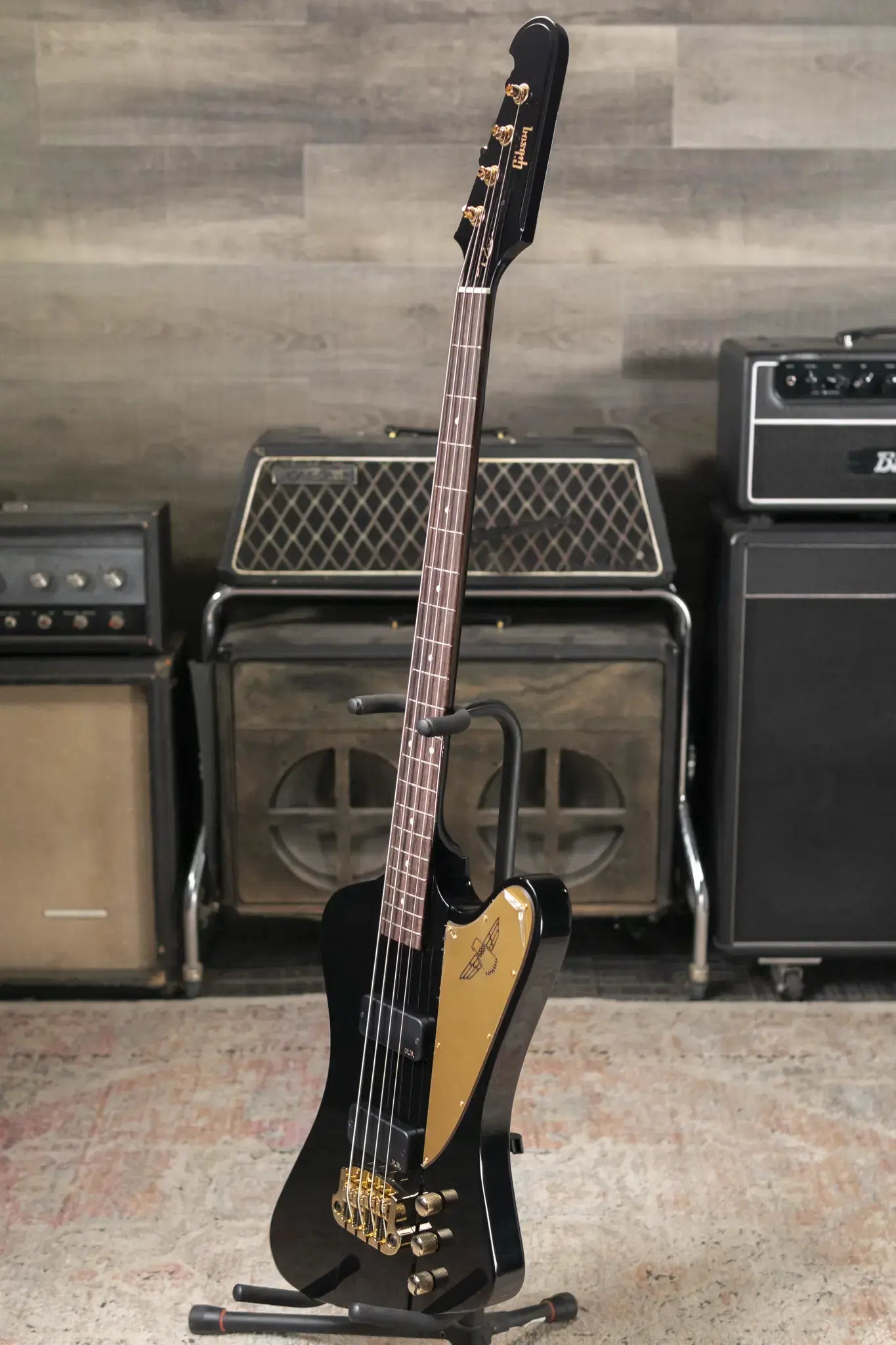 Gibson Rex Brown Signature Thunderbird Bass - Ebony with Hardshell Case