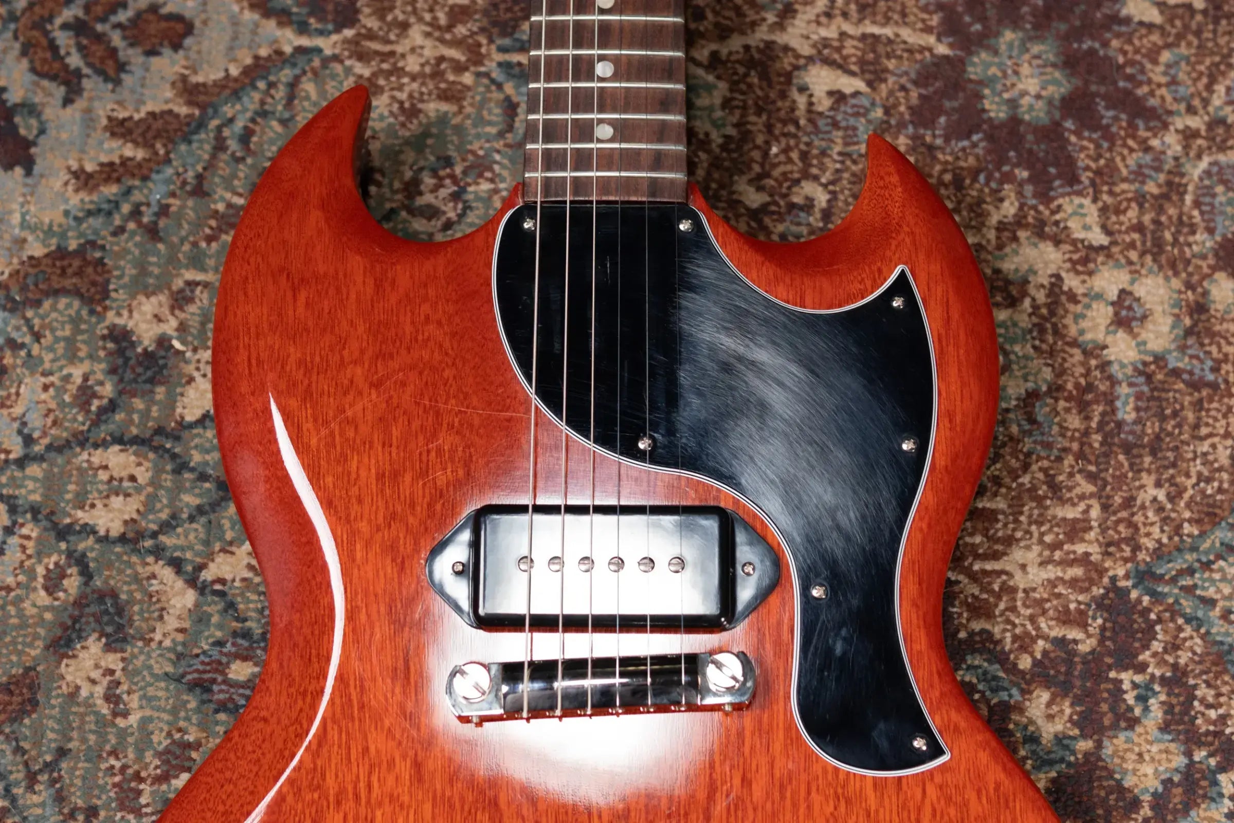 Gibson SG Junior Electric Guitar - Vintage Cherry with Hardshell Case - Used
