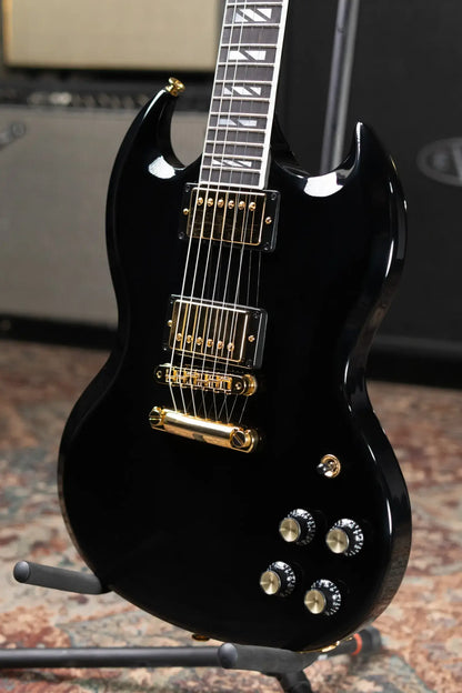 Gibson SG Modern Supreme Electric Guitar - Ebony with Hardshell Case