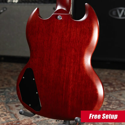 Gibson SG Standard '61 Faded Electric Guitar - Faded Vintage Cherry with Hardshell Case