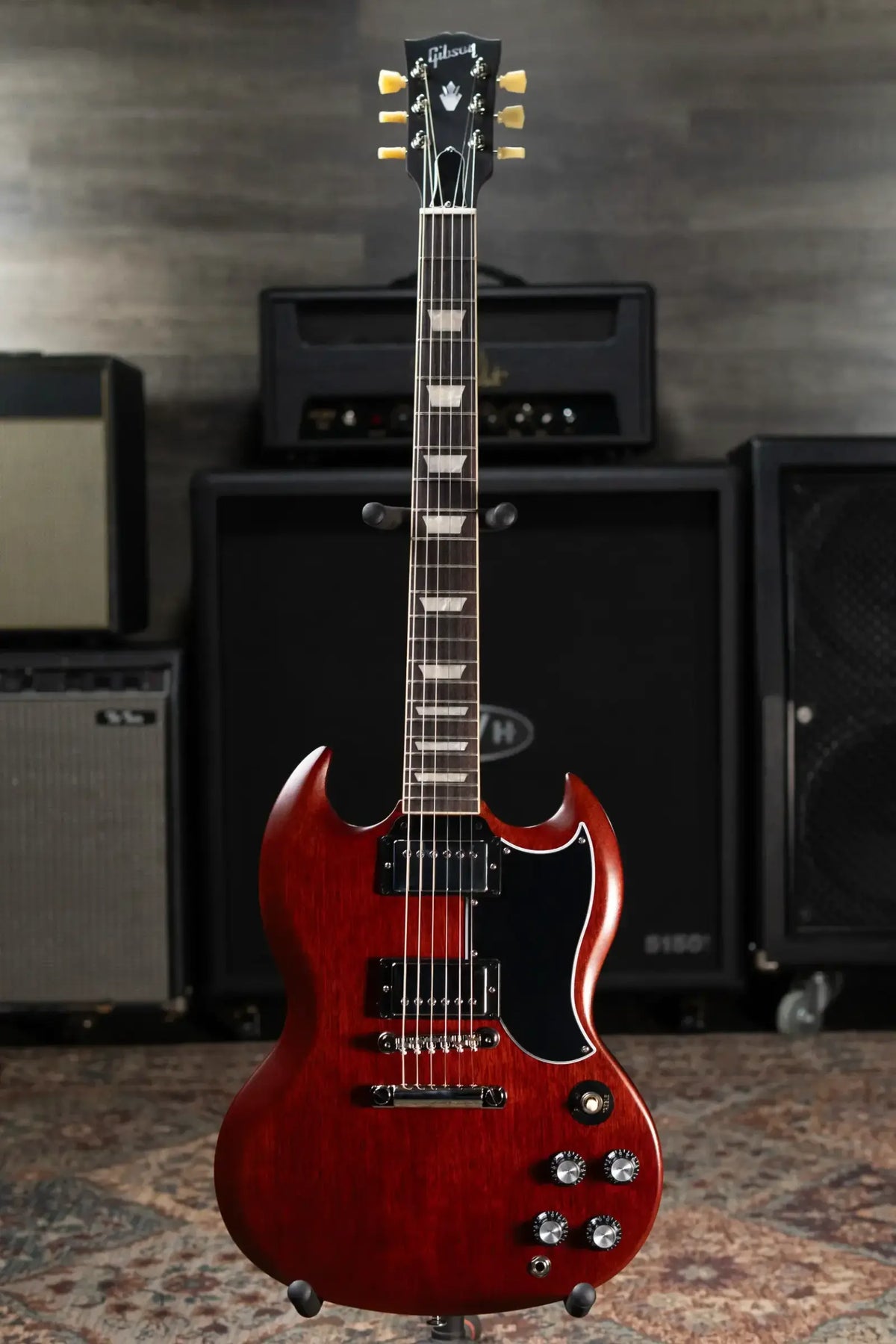 Gibson SG Standard '61 Faded Electric Guitar - Faded Vintage Cherry with Hardshell Case