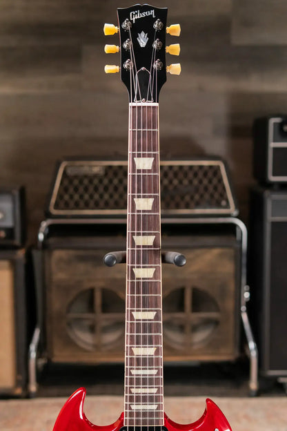 Gibson SG Standard '61 Maestro Vibrola Electric Guitar - Vintage Cherry with Hardshell Case