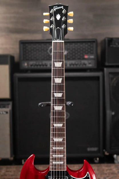 Gibson SG Standard '61 Maestro Vibrola Electric Guitar - Vintage Cherry with Hardshell Case