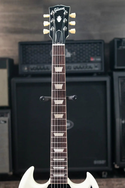 Gibson SG Standard '61 Stop Bar Electric Guitar - Classic White with Hardshell Case