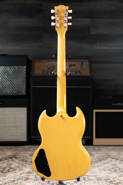Gibson SG Standard '61 Stop Bar Electric Guitar - TV Yellow with Hardshell Case