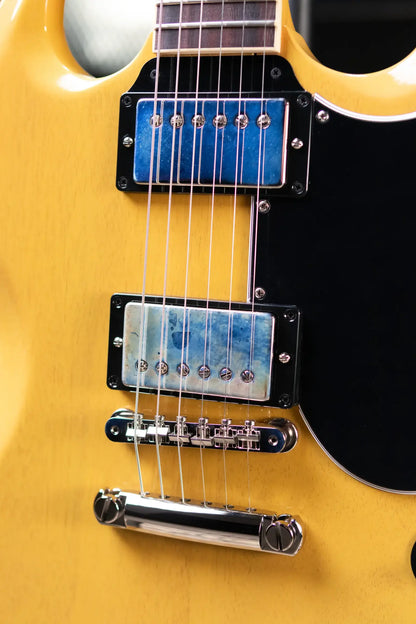Gibson SG Standard '61 Stop Bar Electric Guitar - TV Yellow with Hardshell Case