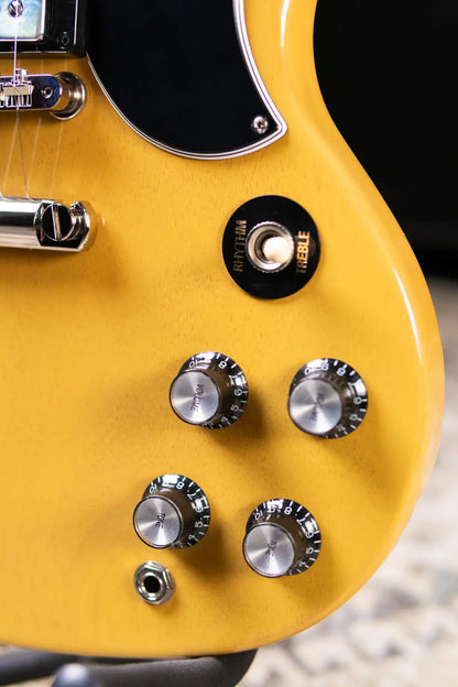 Gibson SG Standard '61 Stop Bar Electric Guitar - TV Yellow with Hardshell Case