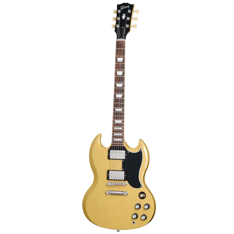 Gibson SG Standard '61 Stop Bar Electric Guitar - TV Yellow with Hardshell Case