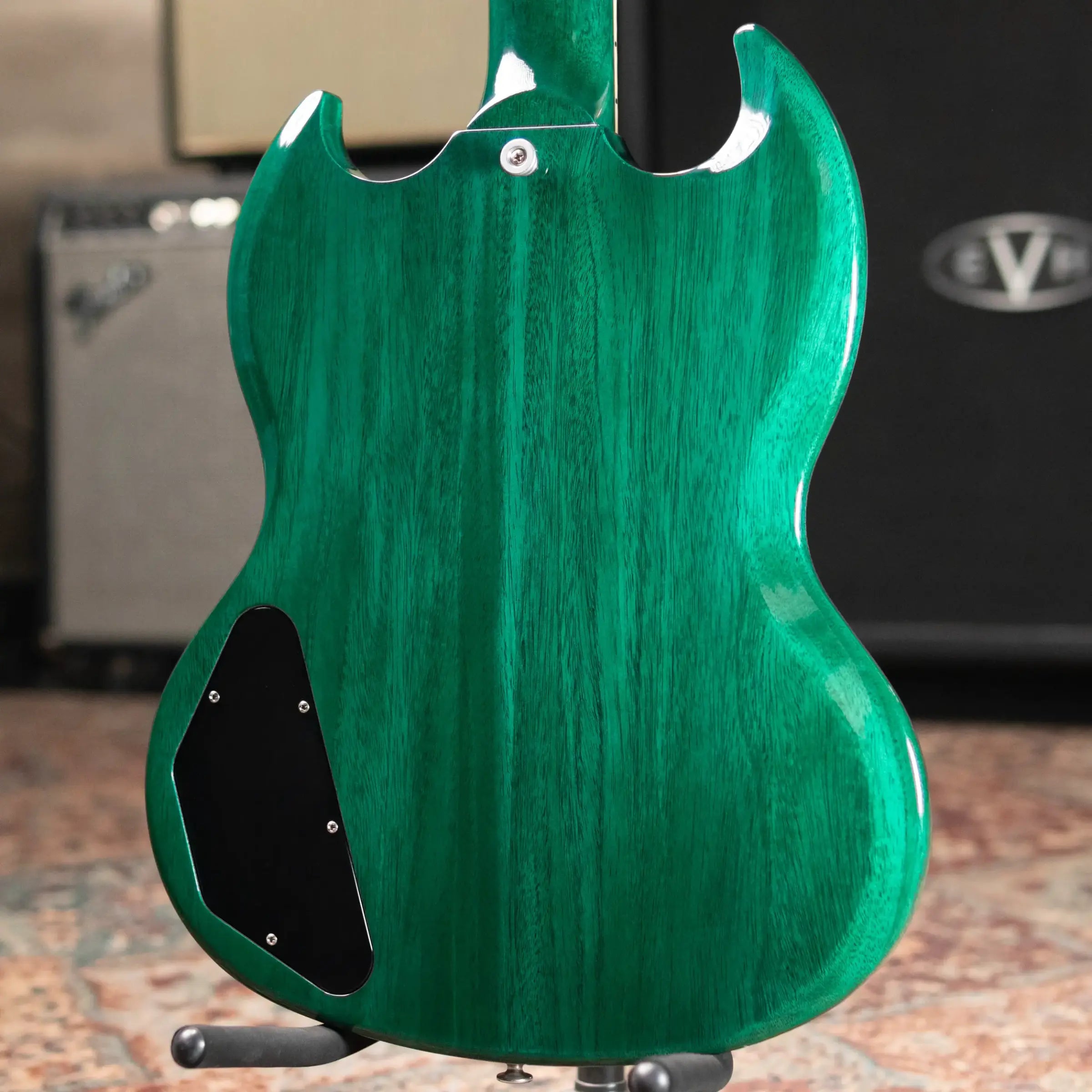Gibson SG Standard '61 Stop Bar Electric Guitar - Translucent Teal with Hardshell Case