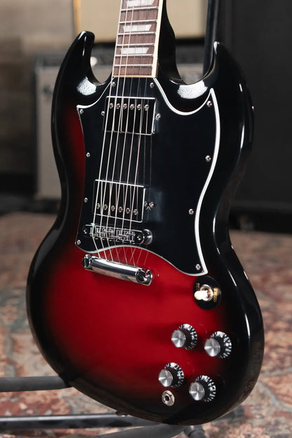 Gibson SG Standard Electric Guitar - Cardinal Red Burst with Softshell Gig Bag