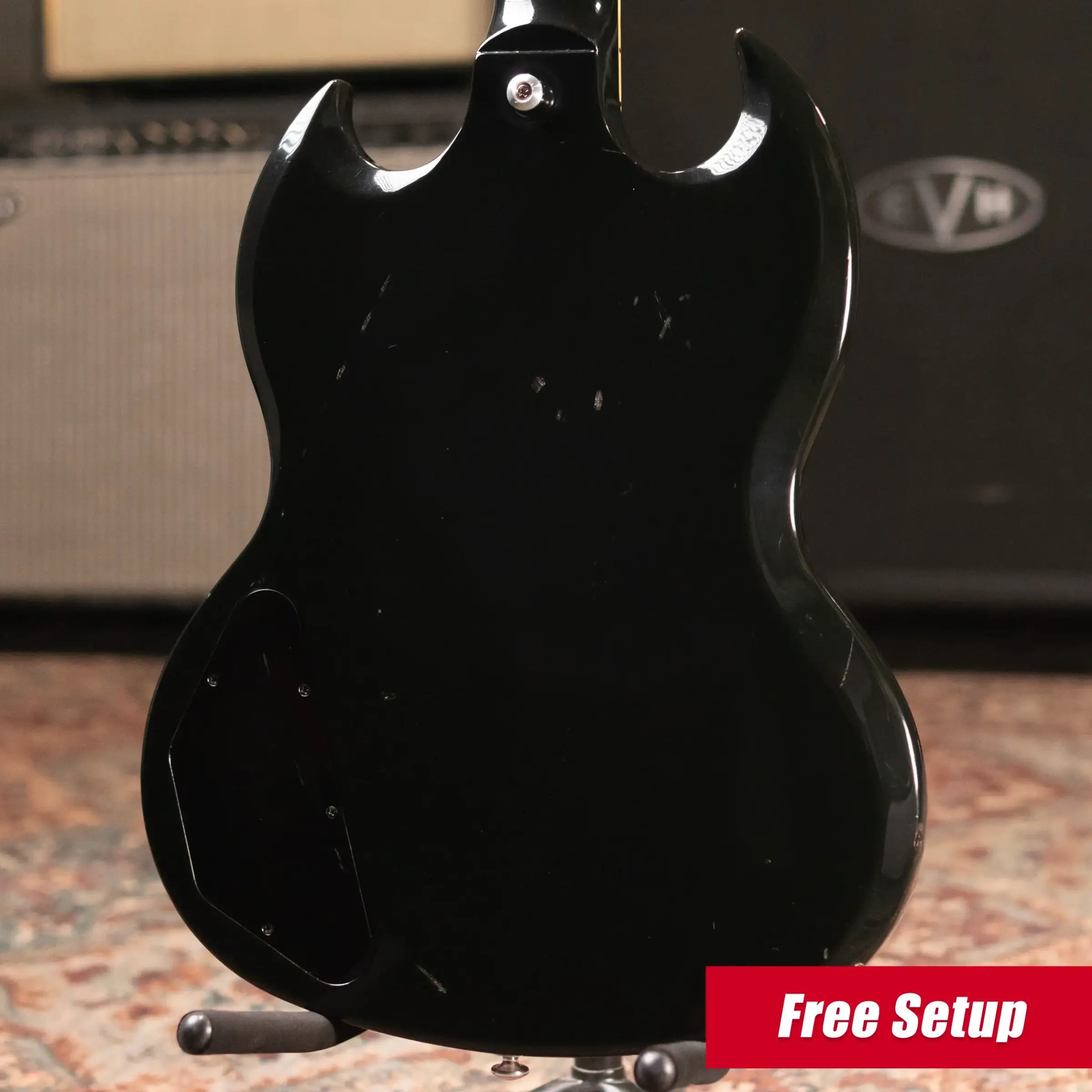 Gibson SG Standard Electric Guitar - Ebony with Gig Bag - Used