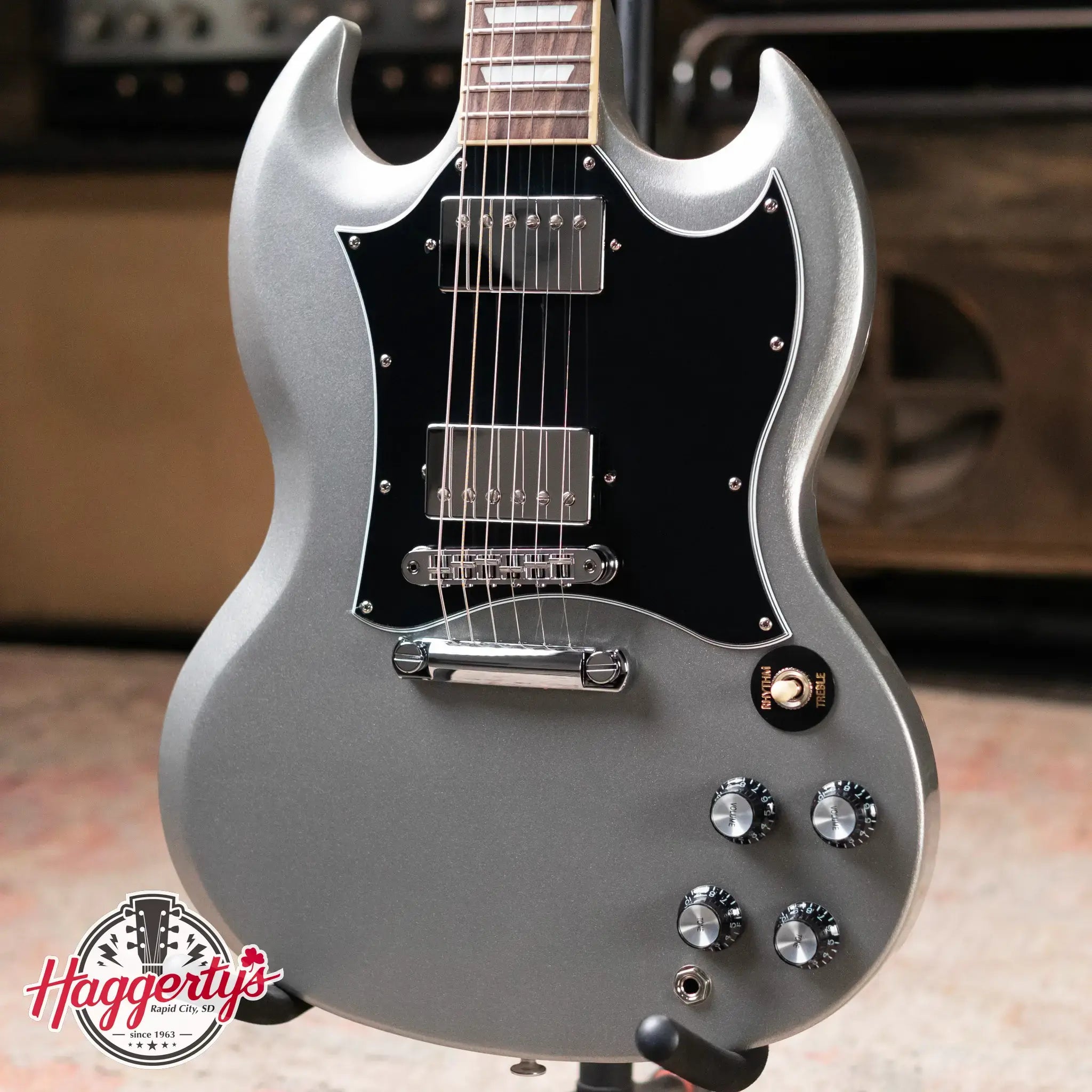 Gibson SG Standard Electric Guitar - Silver Mist with Gig Bag