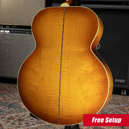 Gibson SJ-200 60s Original Jumbo Acoustic/Electric Guitar - Heritage Cherry Sunburst with Hardshell Case - Demo
