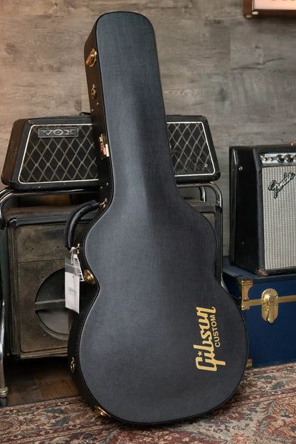 Gibson SJ-200 Custom Acoustic/Electric - Ebony with Hardshell Case