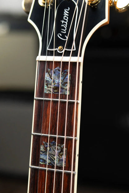 Gibson SJ-200 Elegant Koa Left-Handed Jumbo Acoustic/Electric Guitar - Honey Burst with Hardshell Case