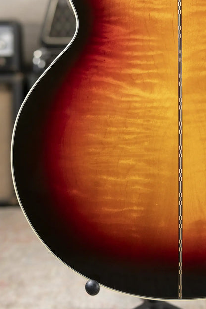 Gibson SJ-200 Standard Maple Acoustic/Electric Guitar - Triburst with Hardshell Case