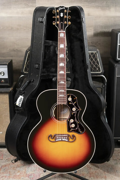 Gibson SJ-200 Standard Maple Acoustic/Electric Guitar - Triburst with Hardshell Case