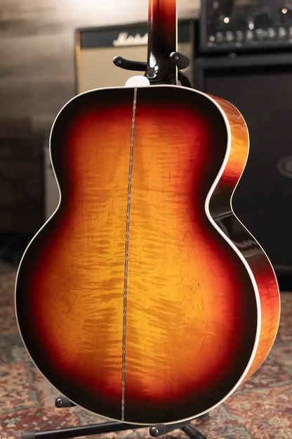 Gibson SJ-200 Standard Maple Left-Handed Acoustic/Electric Guitar - Triburst with Hardshell Case