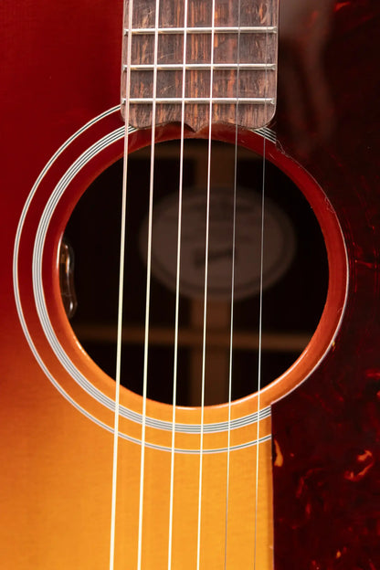 Gibson SJ-200 Studio Rosewood Acoustic/Electric Guitar - Rosewood Burst with Hardshell Case