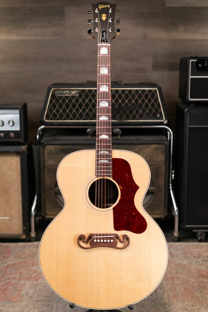 Gibson SJ-200 Studio Rosewood Jumbo Acoustic/Electric Guitar - Satin Natural with Hardshell Case