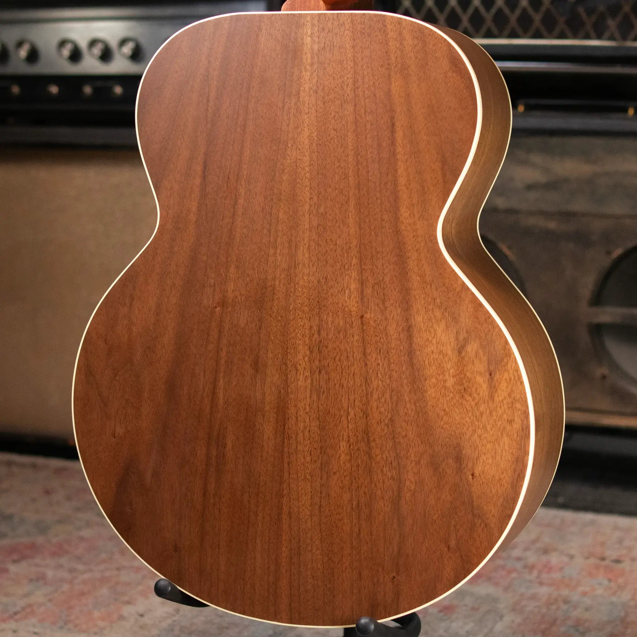 Gibson SJ-200 Studio Walnut Jumbo Acoustic/Electric Guitar - Satin Walnut Burst with Hardshell Case