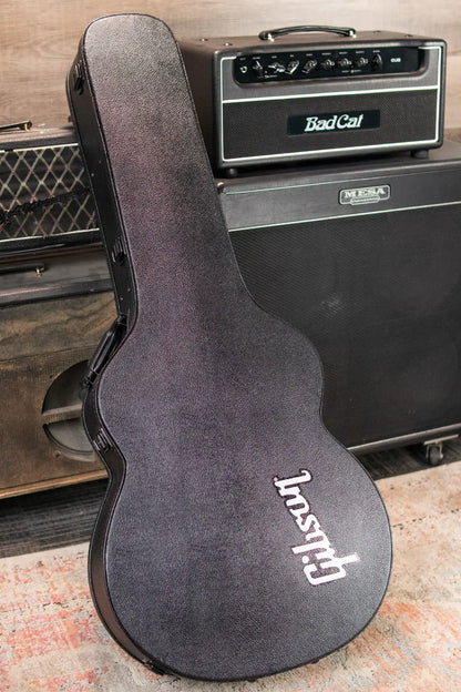 Gibson SJ-200 Studio Walnut Jumbo Acoustic/Electric Guitar - Satin Walnut Burst with Hardshell Case