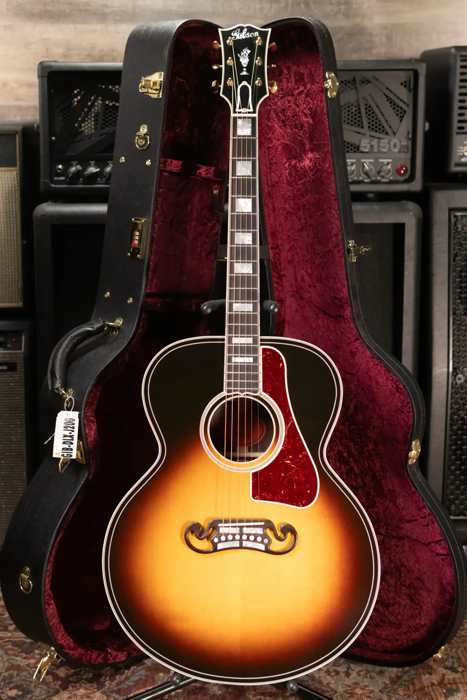 Gibson SJ-200 Western Classic Acoustic - Vintage Sunburst with Hardshell Case - Used