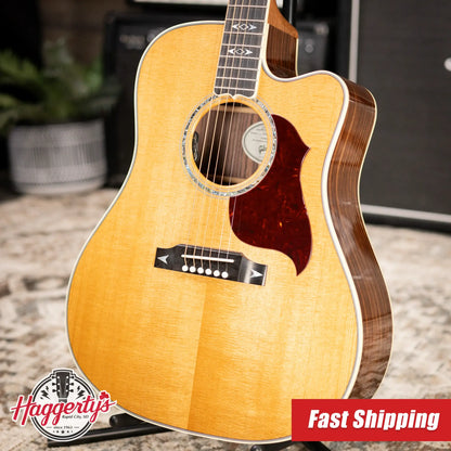 Gibson Songwriter Recording Artist EC Acoustic / Electric Guitar - Antique Natural with Hardshell Case