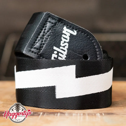 Gibson - The Lightning Bolt Seatbelt Guitar Strap - Black