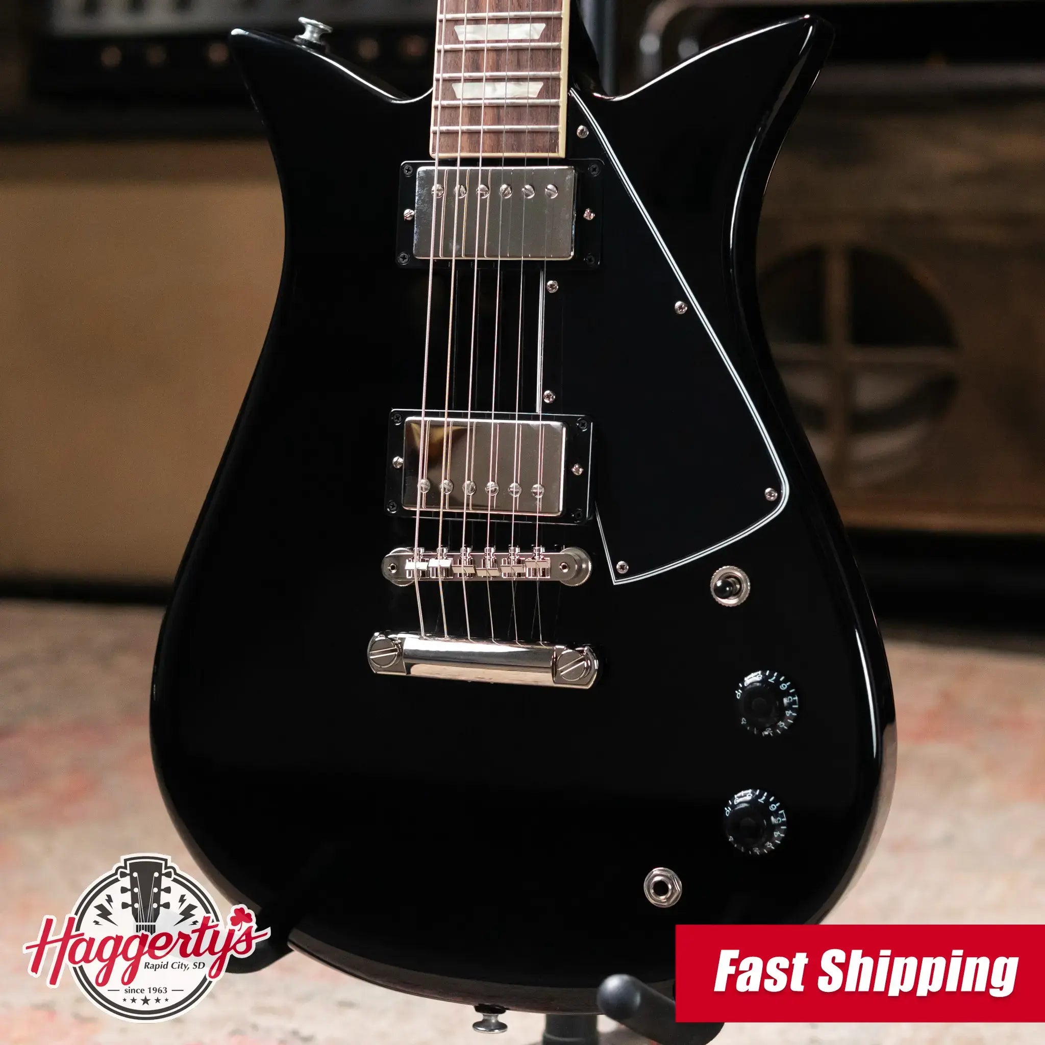 Gibson Theodore Standard Electric Guitar - Ebony with Hardshell Case