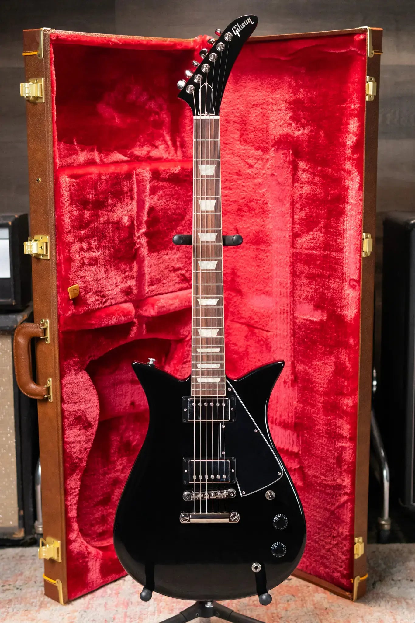 Gibson Theodore Standard Electric Guitar - Ebony with Hardshell Case
