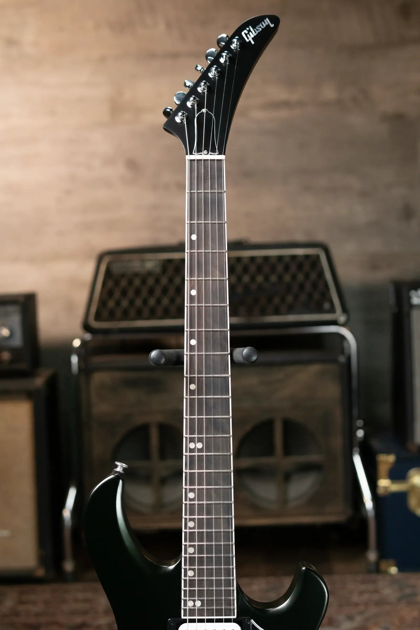 Gibson Victory Electric Guitar - Dark Green Satin with Hardshell Case