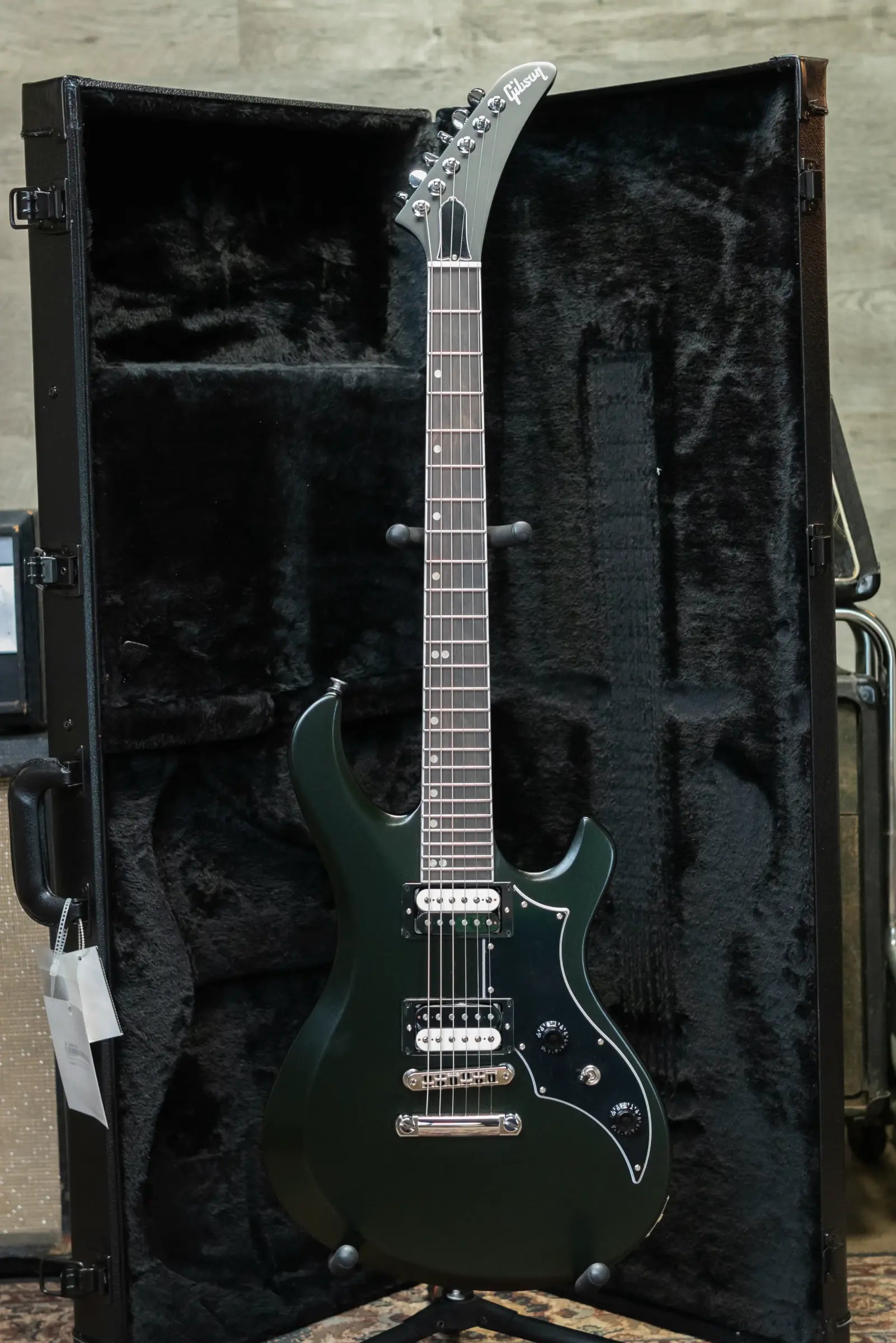 Gibson Victory Electric Guitar - Dark Green Satin with Hardshell Case