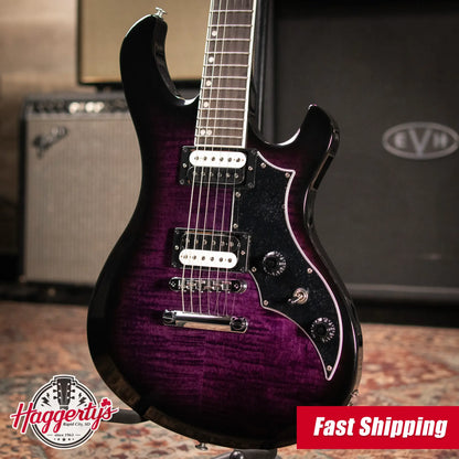 Gibson Victory Figured Top Electric Guitar - Dark Purple Burst with Hardshell Case