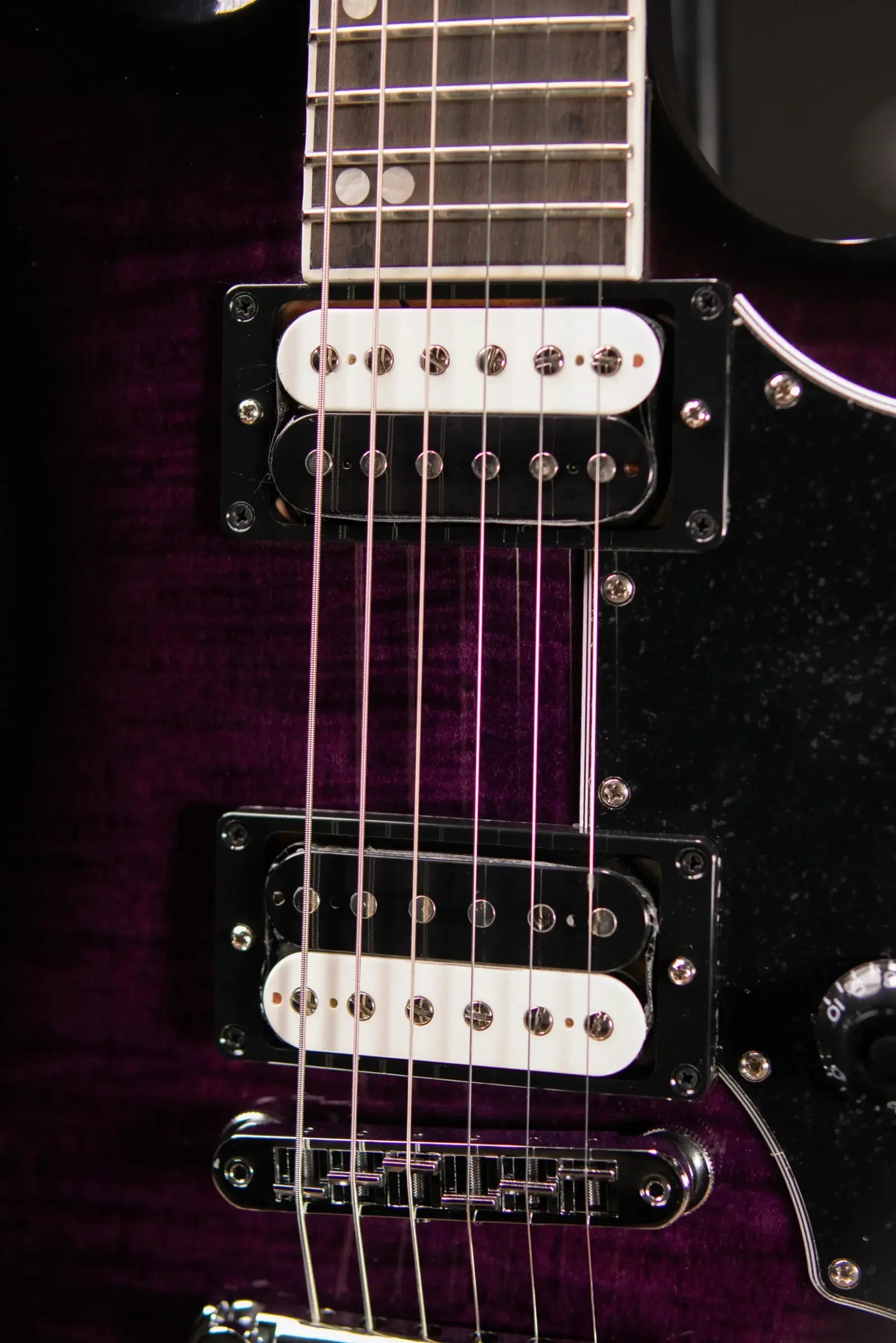 Gibson Victory Figured Top Electric Guitar - Dark Purple Burst with Hardshell Case