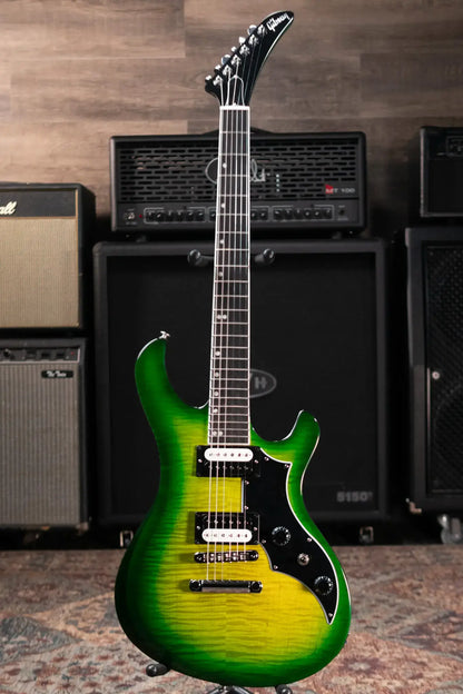 Gibson Victory Figured Top Electric Guitar - Iguana Burst with Hardshell Case