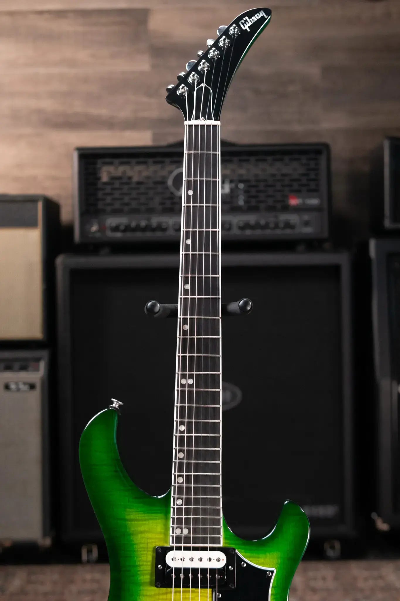 Gibson Victory Figured Top Electric Guitar - Iguana Burst with Hardshell Case