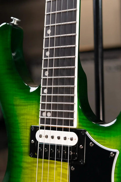Gibson Victory Figured Top Electric Guitar - Iguana Burst with Hardshell Case